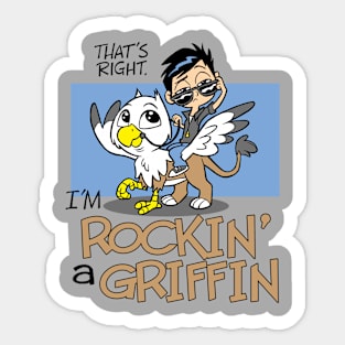 Rockin' a Griffin Sticker